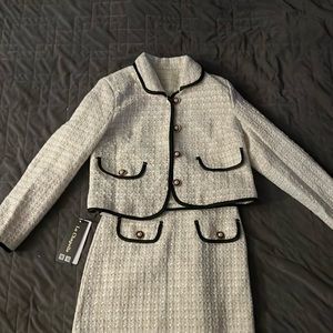 La Chapelle two piece skirt suit, classic style